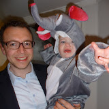 Bertil var en lille elefant til fastelavn &ndash; 03-feb-2011