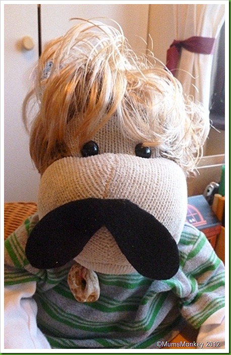 Velcro Moustache. Velcro Month Movember