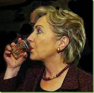 hillary drinking the potion