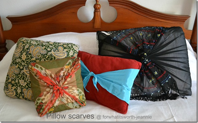 Pillow scarves