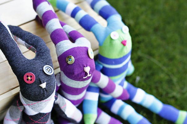 diy sock bunny