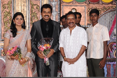 Karthi Ranjini Wedding Reception Pictures event pictures
