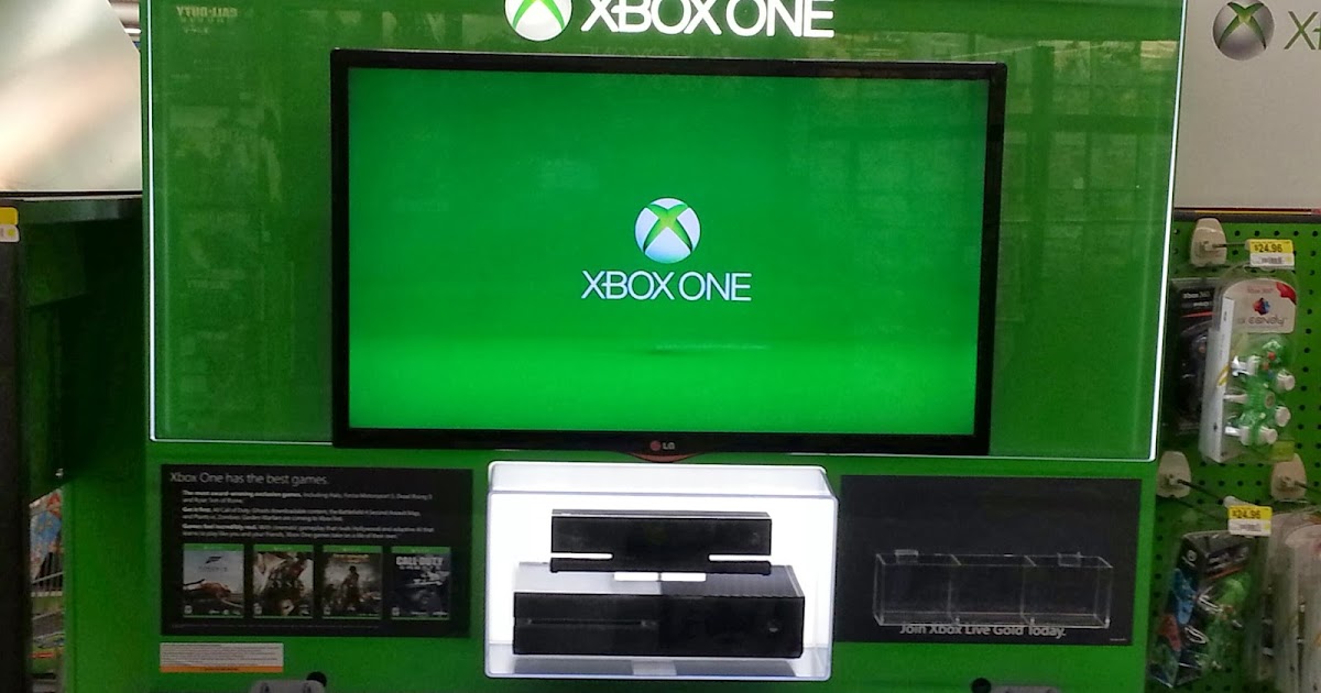 Xbox One Xbox One display in WalMart
