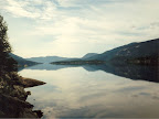 Panoramic view to Norwegian fjord Panoramic view to Norwegian fjord