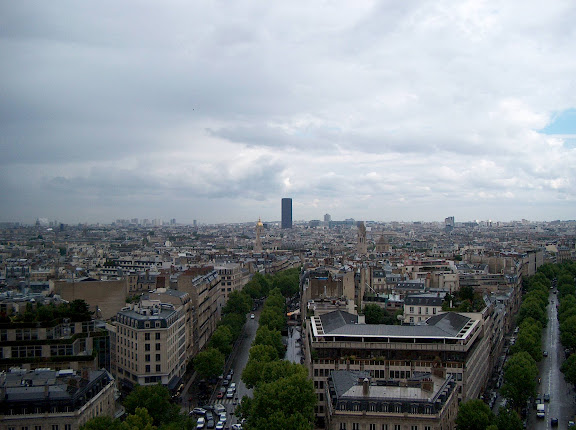 Panoramic view over Paris