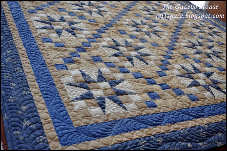 Indigo Satrs quilt 010 Indigo Satrs quilt 010