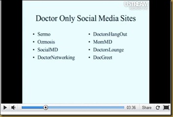 doctors only social media sites