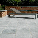 Terrace made of Classico Bocq - brut – rough sawn