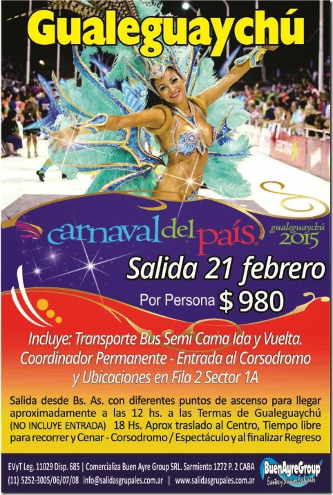 Carnavales de Gualeguaychu 2015