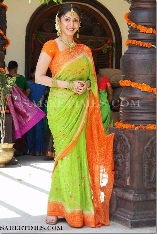 Manjari_Phadnis_Green_Designer_Saree