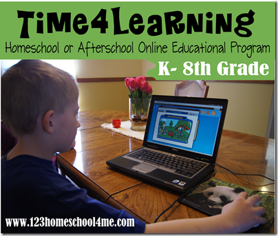 Time4Learning Homeschool or afterschool Online Educational Program Kindergarten - 8th grade Time4Learning Homeschool or afterschool Online Educational Program Kindergarten - 8th grade