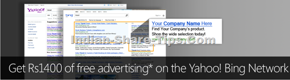 Free advertisement coupon with Bing Ads network