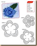 crochet 3D flower