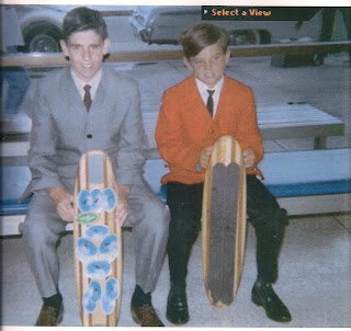 Greg Carroll & Bruce at LAX waiting for a flight going to do a demo for Makaha