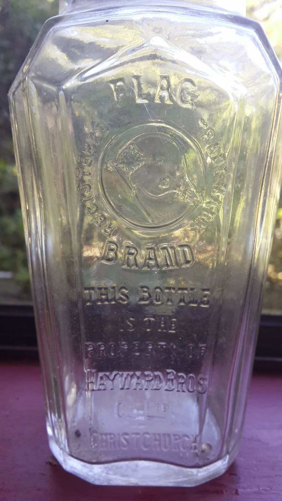 Have twins will travel Old Nz glass bottles