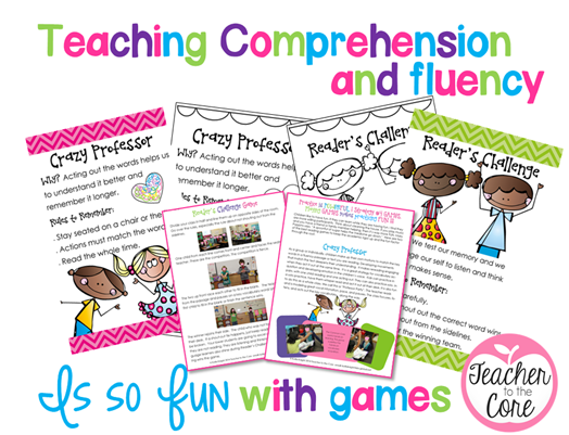 Comprehension and Fluency games! So fun and will help my students!