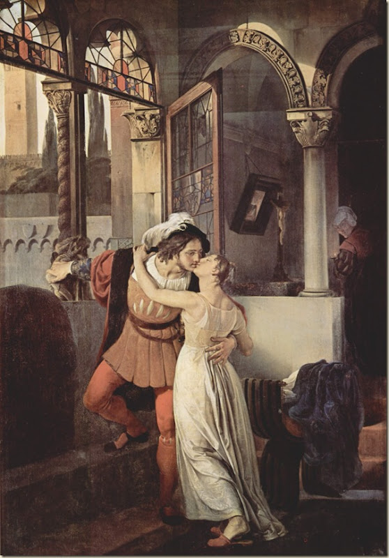 Francesco Hayez,  Le dernier baiser de Romeo et Juliette