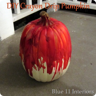 Crayon Drip Pumpkin
