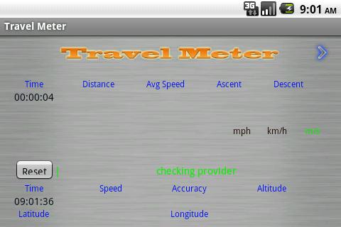 Travel Meter