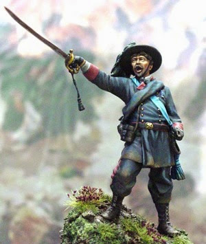 Ufficiale bersaglieri 1866 (modellino U.Giberti) Ufficiale bersaglieri 1866 (modellino U.Giberti)