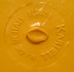 Olaf von Bohr Kartell bed table, imprint Olaf von Bohr Kartell bed table, imprint