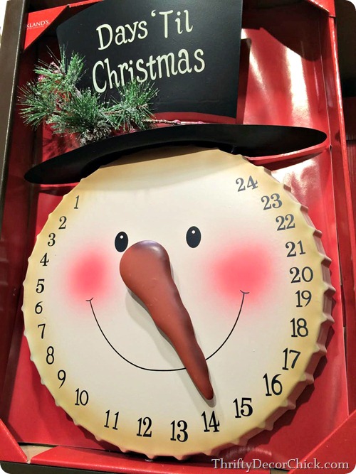 snowman advent calendar kirklands