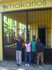 Yeri, Nelisa, Miguel Angel and Son excited to be at school!