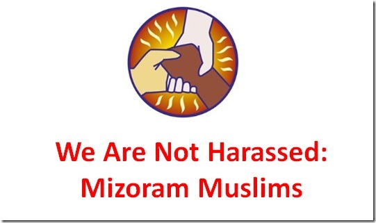 mizoram muslims no harassment