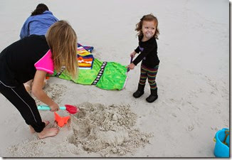 Lauren & Zoey Playing in Sand3
