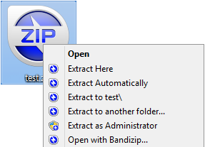 Bandizip Supports Packing and Unpacking