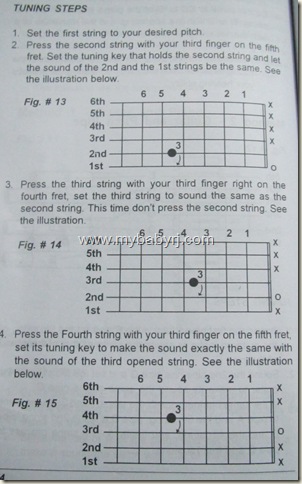 guitar tuning guide