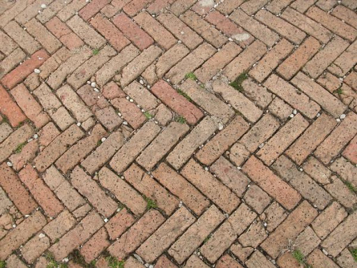 Cracked or sunken bricks are repaired or replaced by the city of Springfield. (Photo courtesy of Brick Sidewalks of Springfield, Missouri)