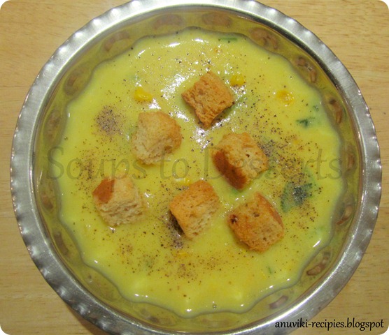 Sweetcorn Soup Sweetcorn Soup