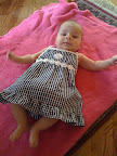 Audrey in her sun dress.