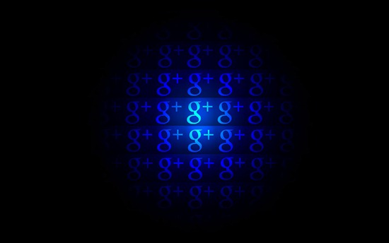 free google+ blue wallpaper
