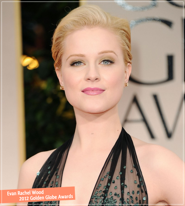 evan rachel wood golden globes 2012 ed