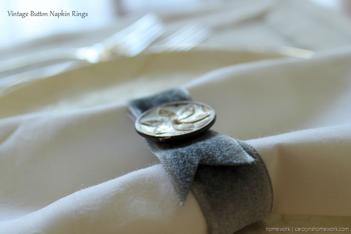Vintage Button Napkin Ring via homework - carolynshomework (5)