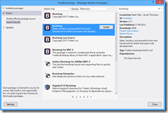 add-bootstrap-using-nuget