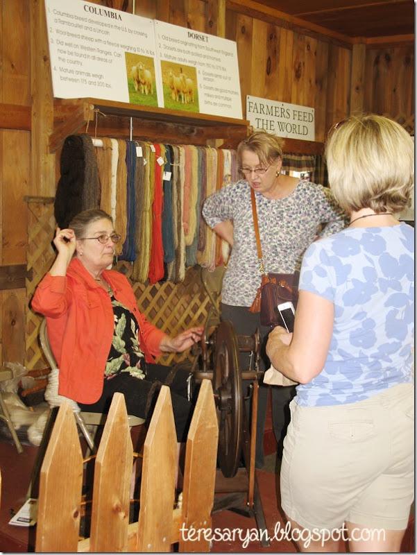 Country Living Fair Rhinebeck NY 2013 spinning2