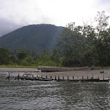 Sebesi mountain from near the pier (Daniel Quinn, February 2011)