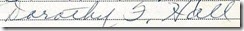 HALL_Dorothy_signature on installment note_Feb 1958_SanDiegoCalifornia