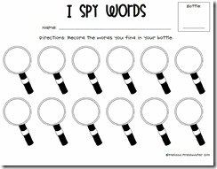 i spy words