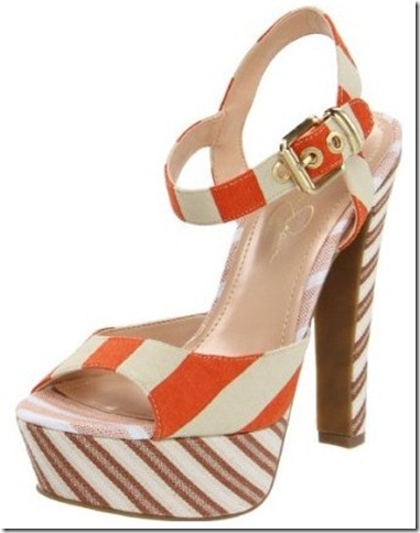 Jessica Simpson Papaya Nautical Platform Sandals