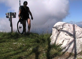 On the Summit.
Photo from video tape.