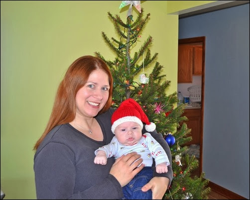 Baby Doc and mom Christmas