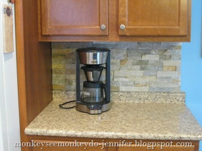 kitchen backsplash coffee corner