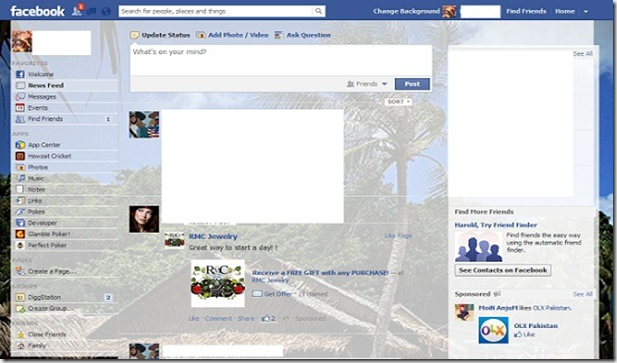 Customize Your Facebook Background With Facebook Background Changer — freewaregenius.com