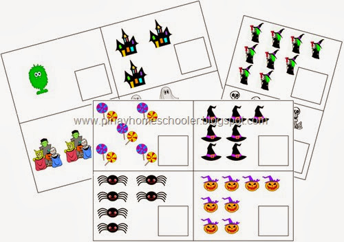 FREE Halloween Themed Counting Cards FREE Halloween Themed Counting Cards