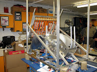 The final robot in a semi-assembled state