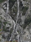 View from hiking- by the Franz Josef glacier